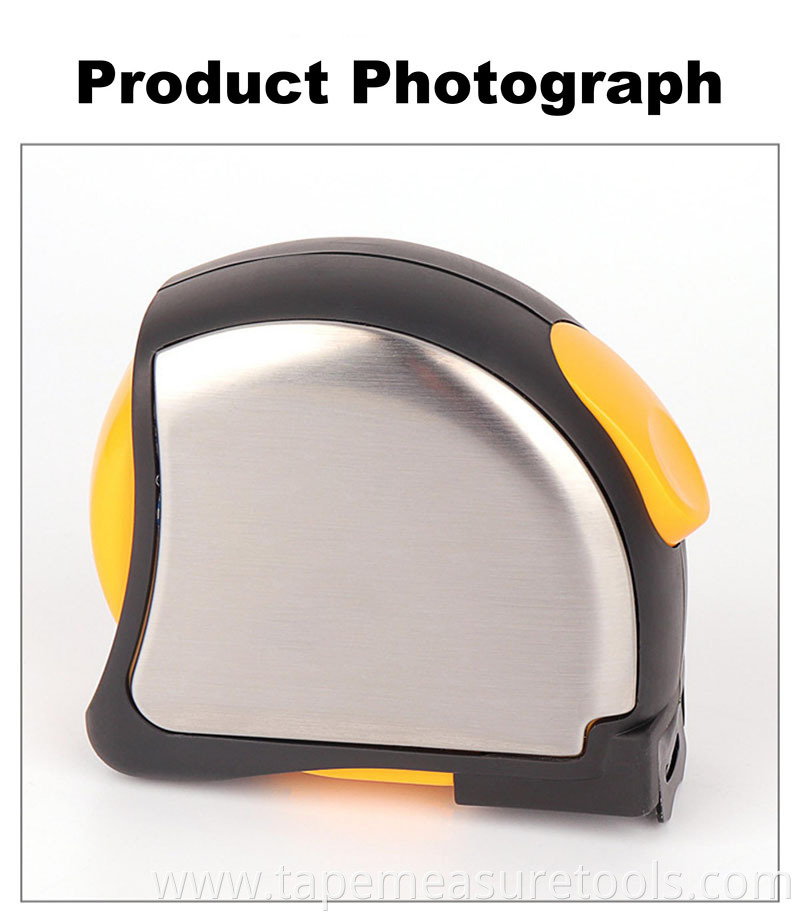 customized logo Stainless steel thick nylon tape carpenter tape measure measure steel tape
